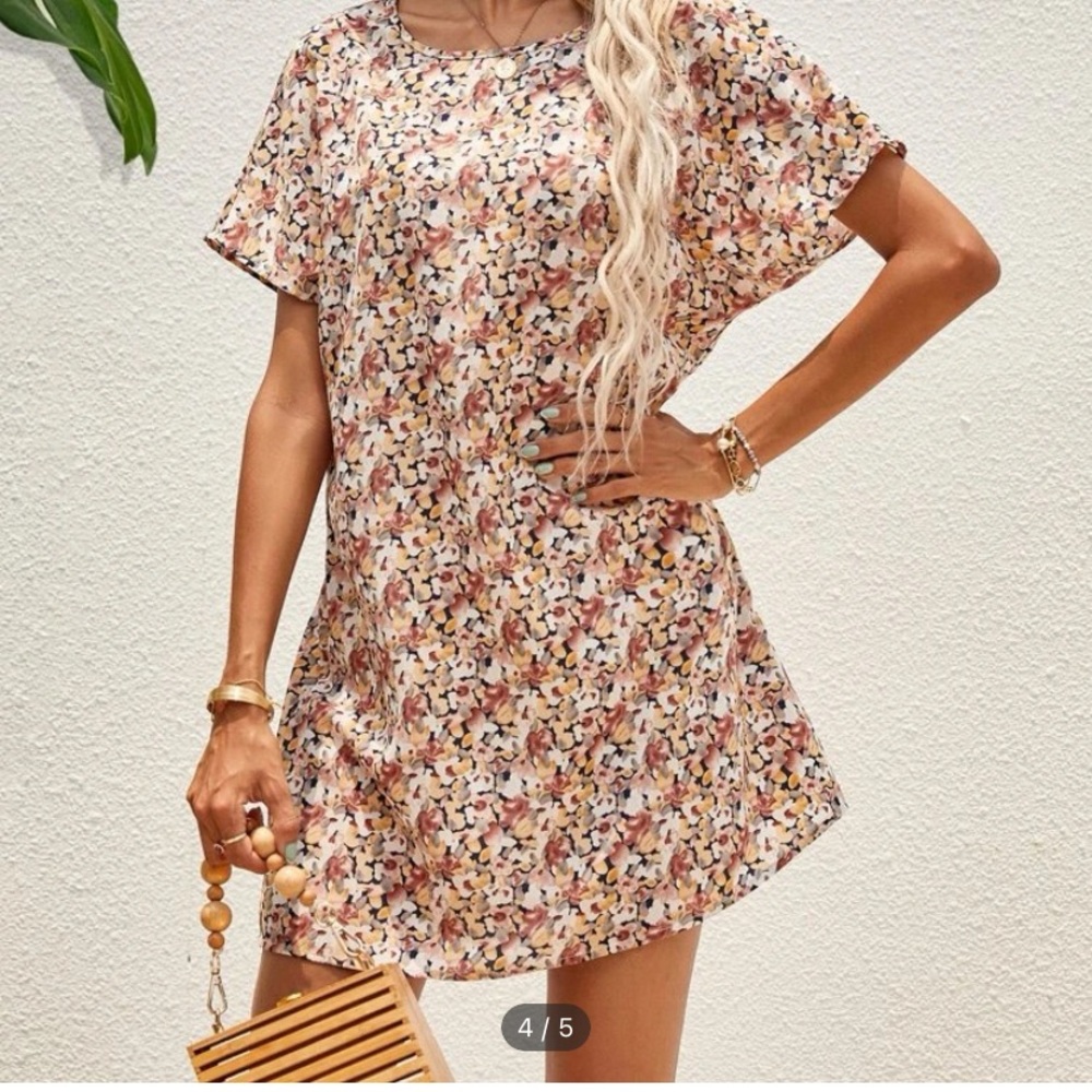 SHEIN NWOT size S Batwing Sleeve Dress